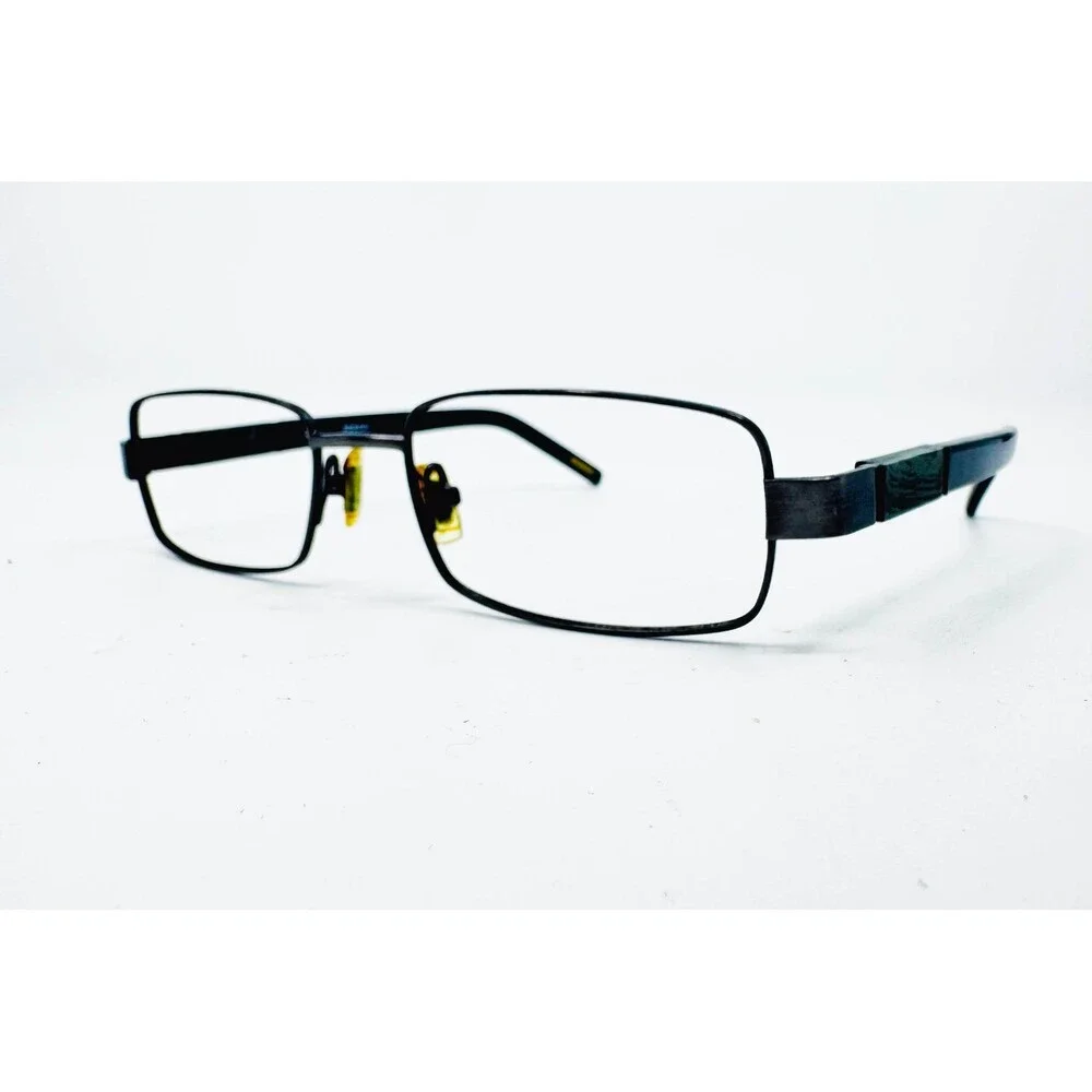 Fossil Chase JCG Eyeglasses Frames Mens Black Rectangle 49-18-140